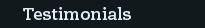 testimonials